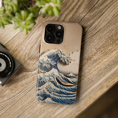 Japanese Great Wave Phone Case | Hokusai Katsushika 3D Art | Edo Era Masterpiece | Fuji Mountain