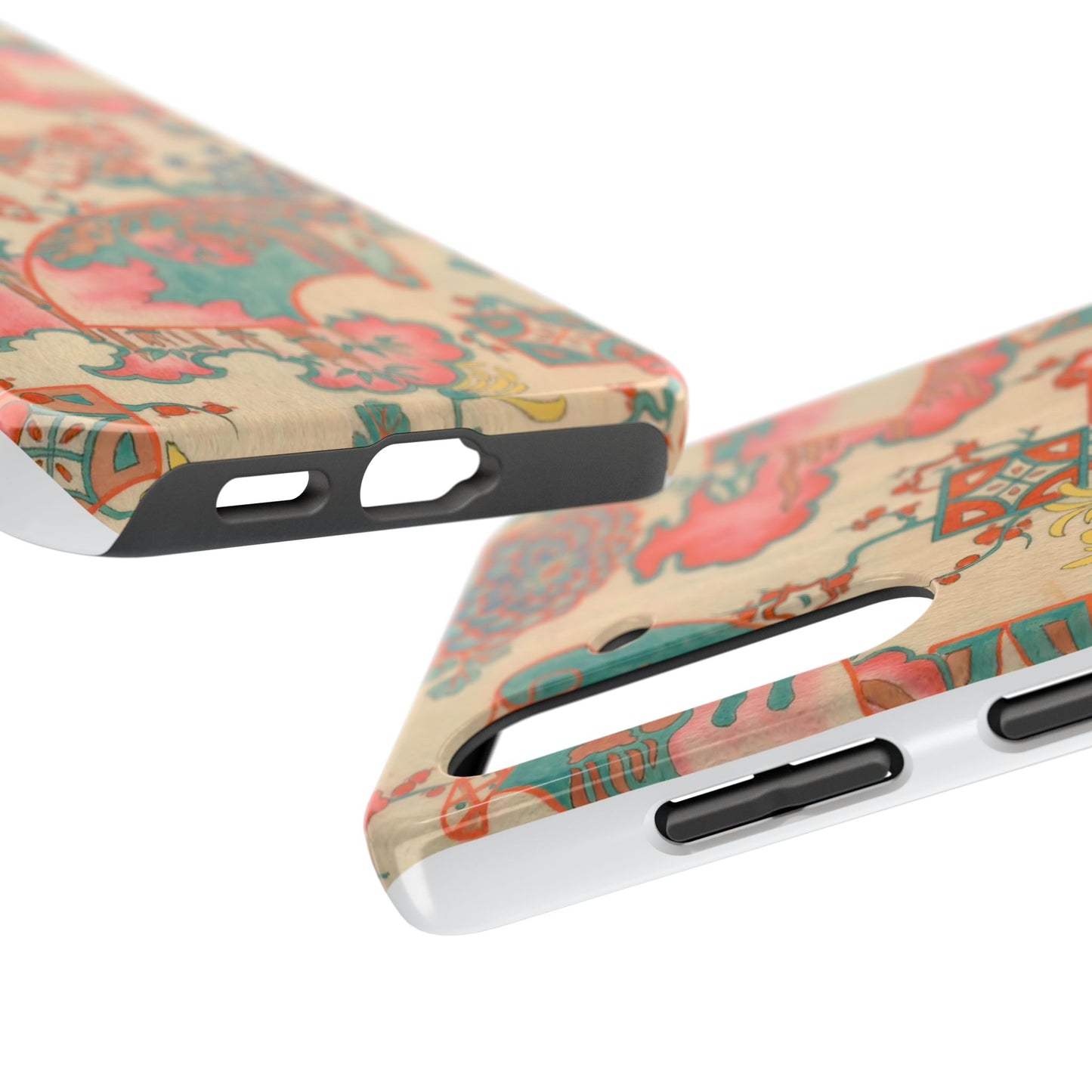 Meiji Era Fan & Chrysanthemum Phone Case | 1901 Zuan Hyakushu | Japanese Art