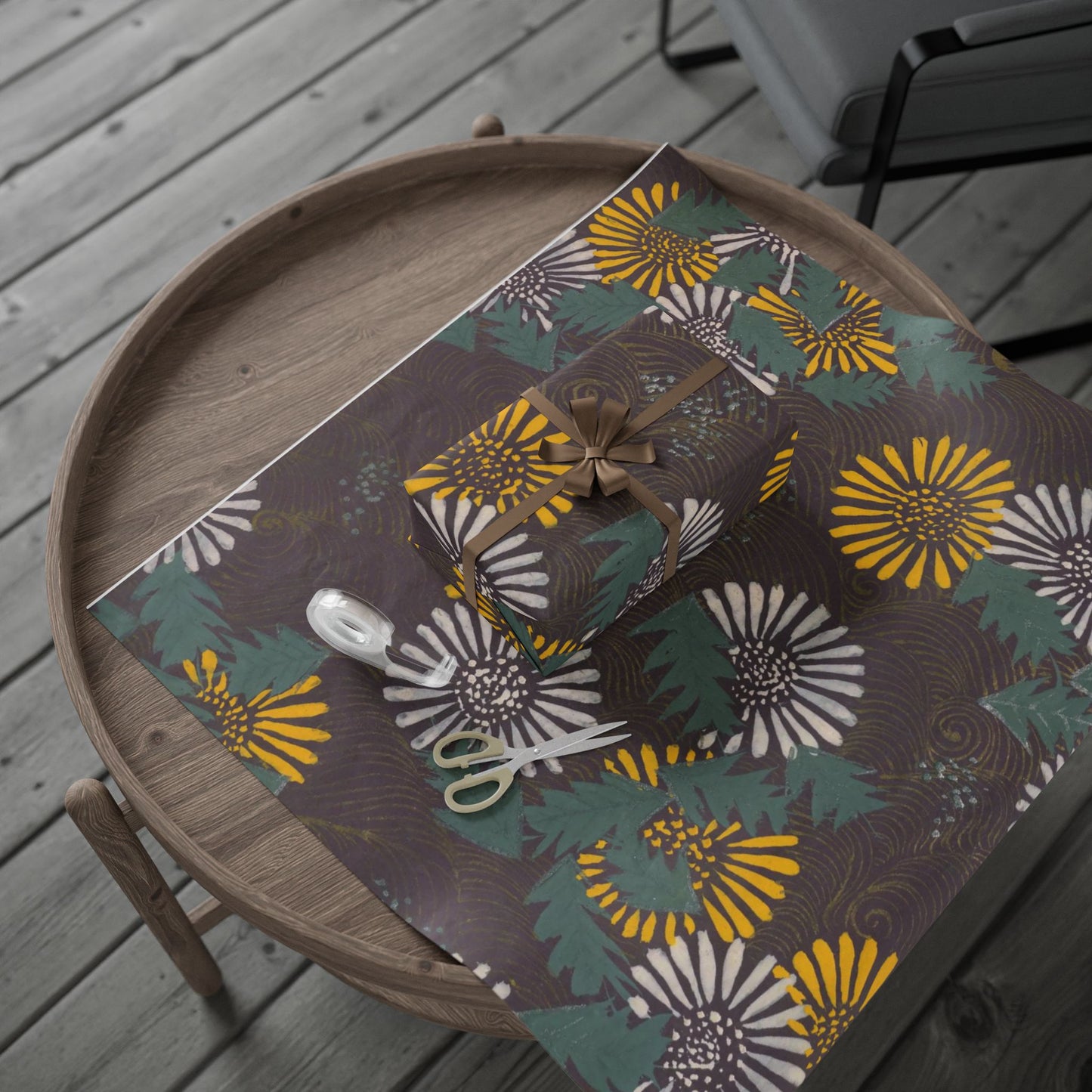 Meiji Kasakasa Stories | Japanese Dandelion Wrapping Paper | Kamisaka Sekka Zuanbyakushu 1901