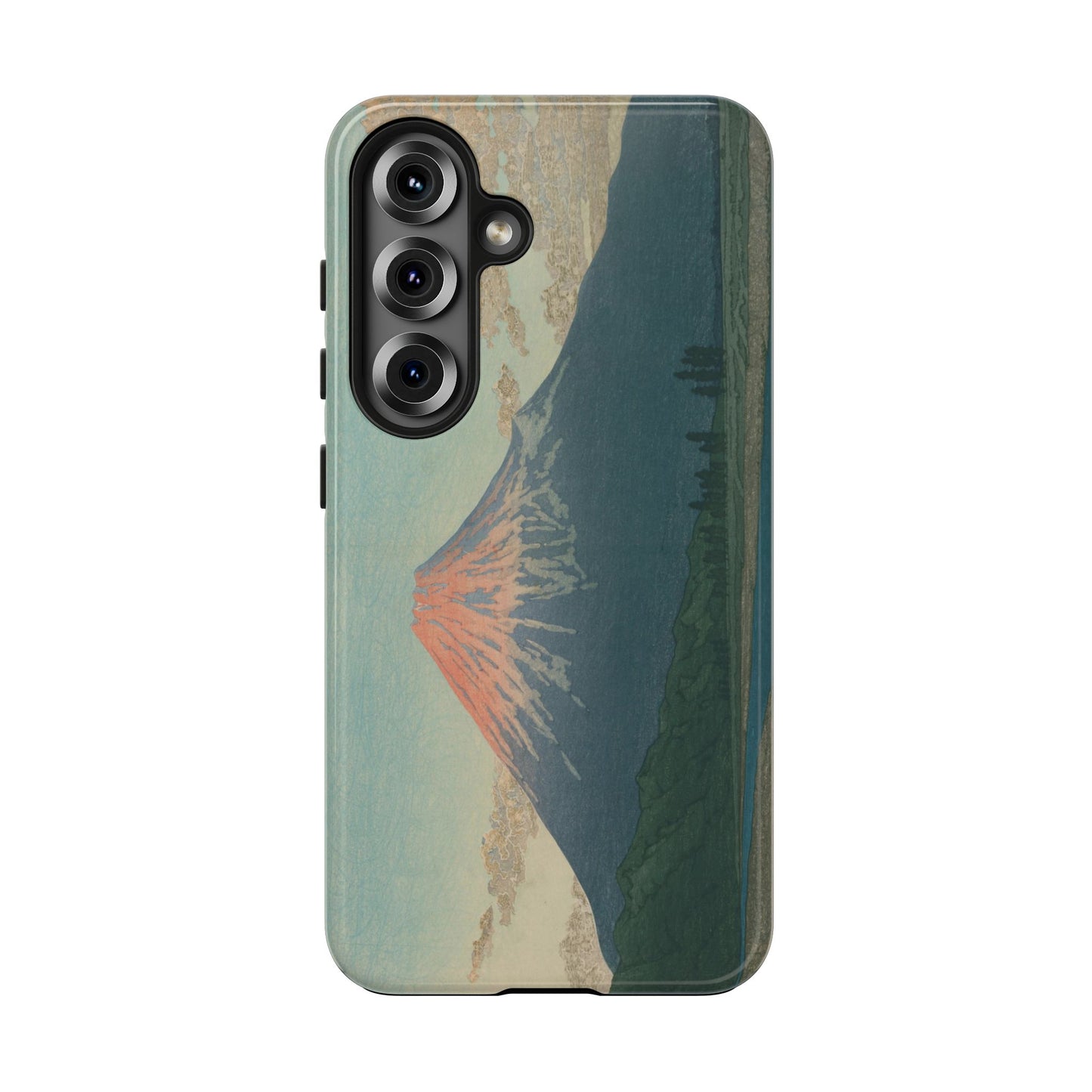 Red Fuji Japanese Ukiyo-e Phone Case - Hokusai Mount Fuji Art Cover