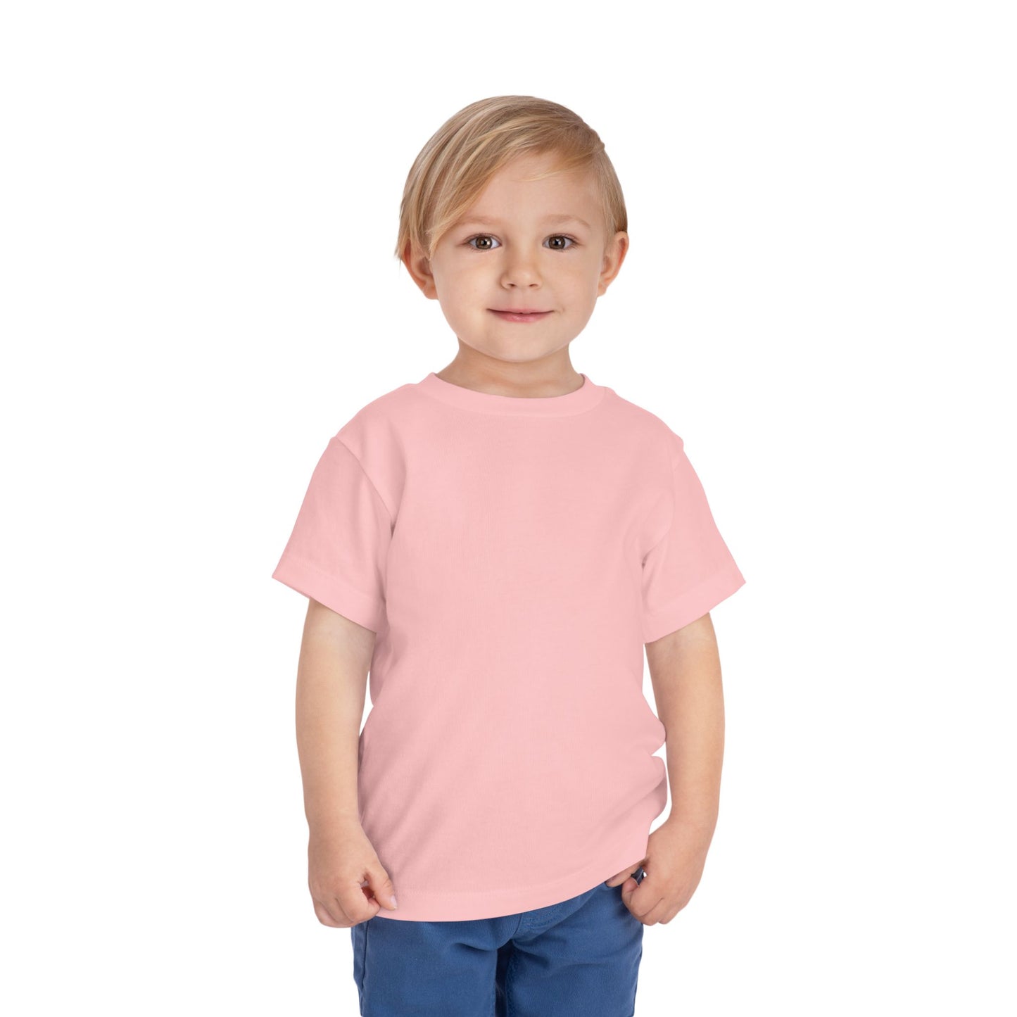 Great Wave off Kanagawa Toddler T-Shirt - Hokusai Japanese Art Back Print Kids Tee
