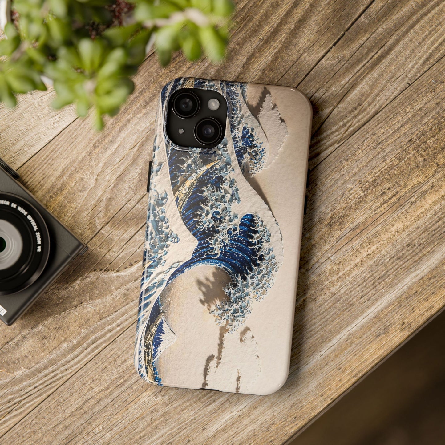 Great Wave 3D Embossed Tough Phone Case – Hokusai Japanese Art
