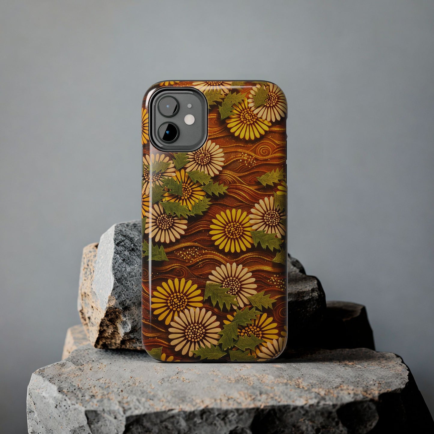 Japanese Dandelion Sunset Glow Tough Phone Case | Kamisaka Sekka 1901 | Meiji Era Art