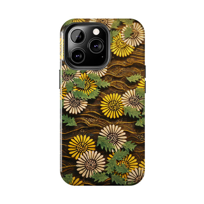 Japanese Dandelion Tough Phone Case | Kamisaka Sekka Zuanbyakushu 1901 | Meiji Era Art