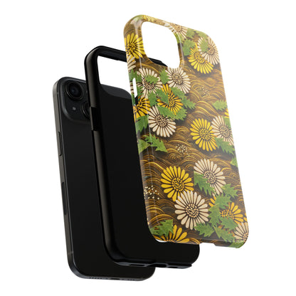 Japanese Dandelion Morning Glow Tough Phone Case | Kamisaka Sekka 1901 | Meiji Era Art