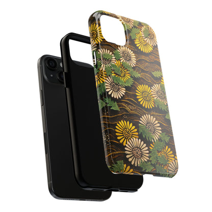 Japanese Dandelion Tough Phone Case | Kamisaka Sekka Zuanbyakushu 1901 | Meiji Era Art