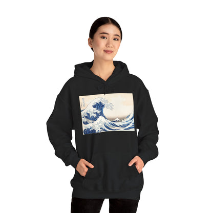 Great Wave off Kanagawa Hoodie - Hokusai Japanese Ukiyo-e Unisex Sweatshirt