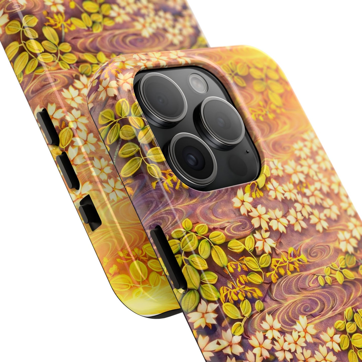 Sakura River Morning Light Phone Case – Japanese Chiyogami Inspired