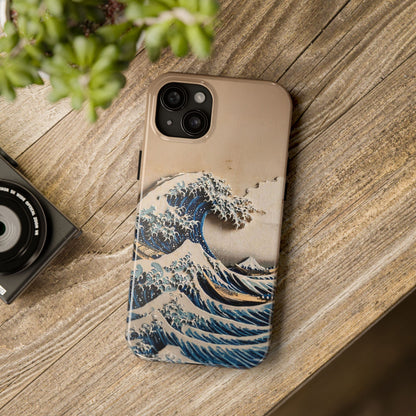 Japanese Great Wave Phone Case | Hokusai Katsushika 3D Art | Edo Era Masterpiece | Fuji Mountain
