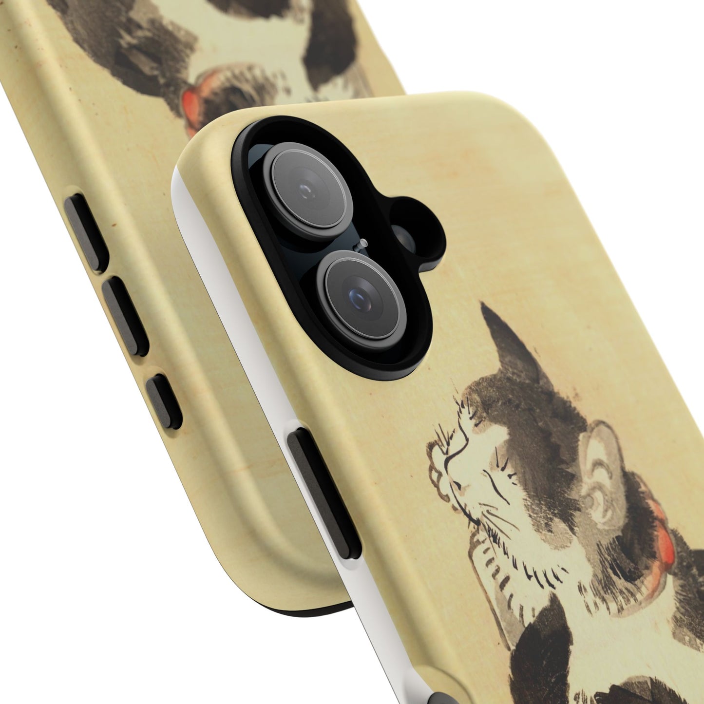 Sleeping Cat iPhone Case | Meiji Era Japanese Ink Painting | Ukiyo-e Art Phone Case | Vintage Japan Cat Gift