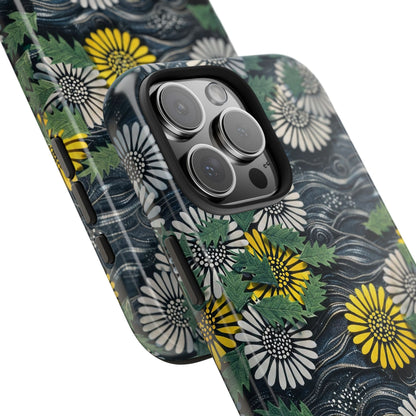 Japanese Dandelion Moonlight Tough Phone Case | Kamisaka Sekka 1901 | Meiji Era Art