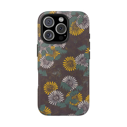Japanese Dandelion Phone Case | Kamisaka Sekka Zuanbyakushu 1901 | Meiji Era Floral Art
