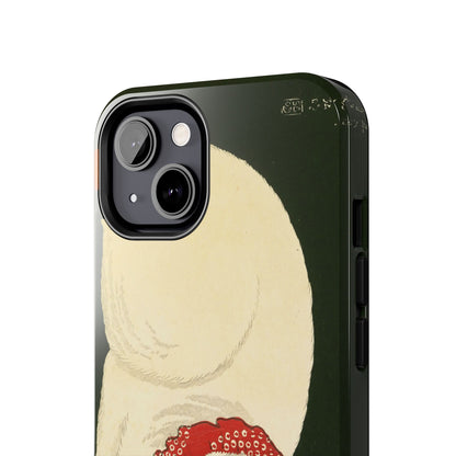 Taisho Era Lucky White Cat Phone Case | 1921 Japanese Woodblock Art | Zen Cat Design