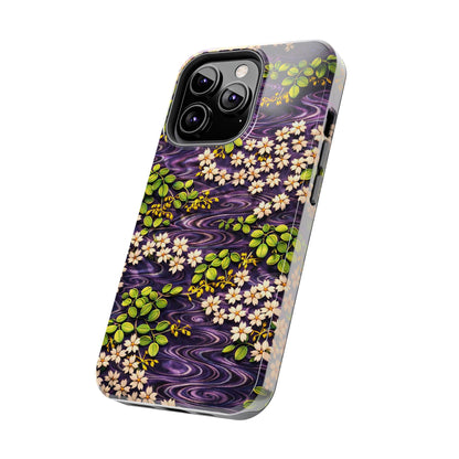 Sakura River Phone Case – Japanese Chiyogami Inspired Design