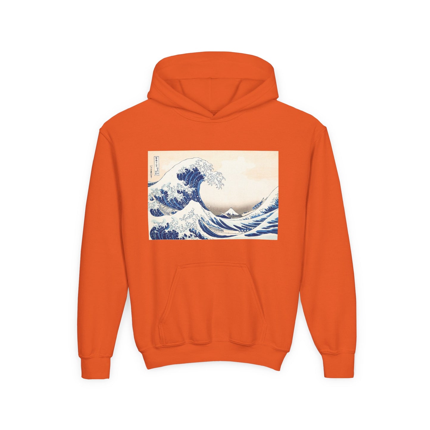 Great Wave off Kanagawa Kids Hoodie - Hokusai Japanese Art Youth Sweatshirt