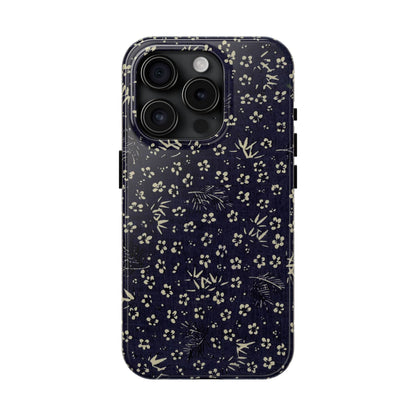 Taisho Era Shochikubai Phone Case | 1926 Pine, Bamboo & Plum | Japanese Chiyogami Art