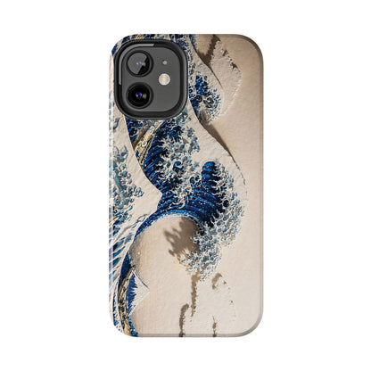 Great Wave 3D Embossed Tough Phone Case – Hokusai Japanese Art