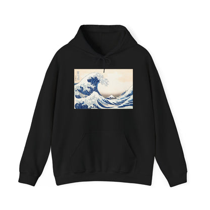 Great Wave off Kanagawa Hoodie - Hokusai Japanese Ukiyo-e Unisex Sweatshirt
