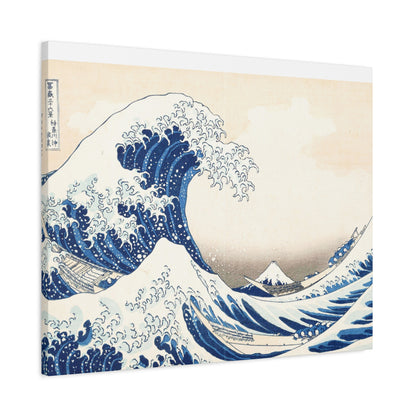 Great Wave off Kanagawa Canvas Print - Hokusai Japanese Ukiyo-e Wall Art
