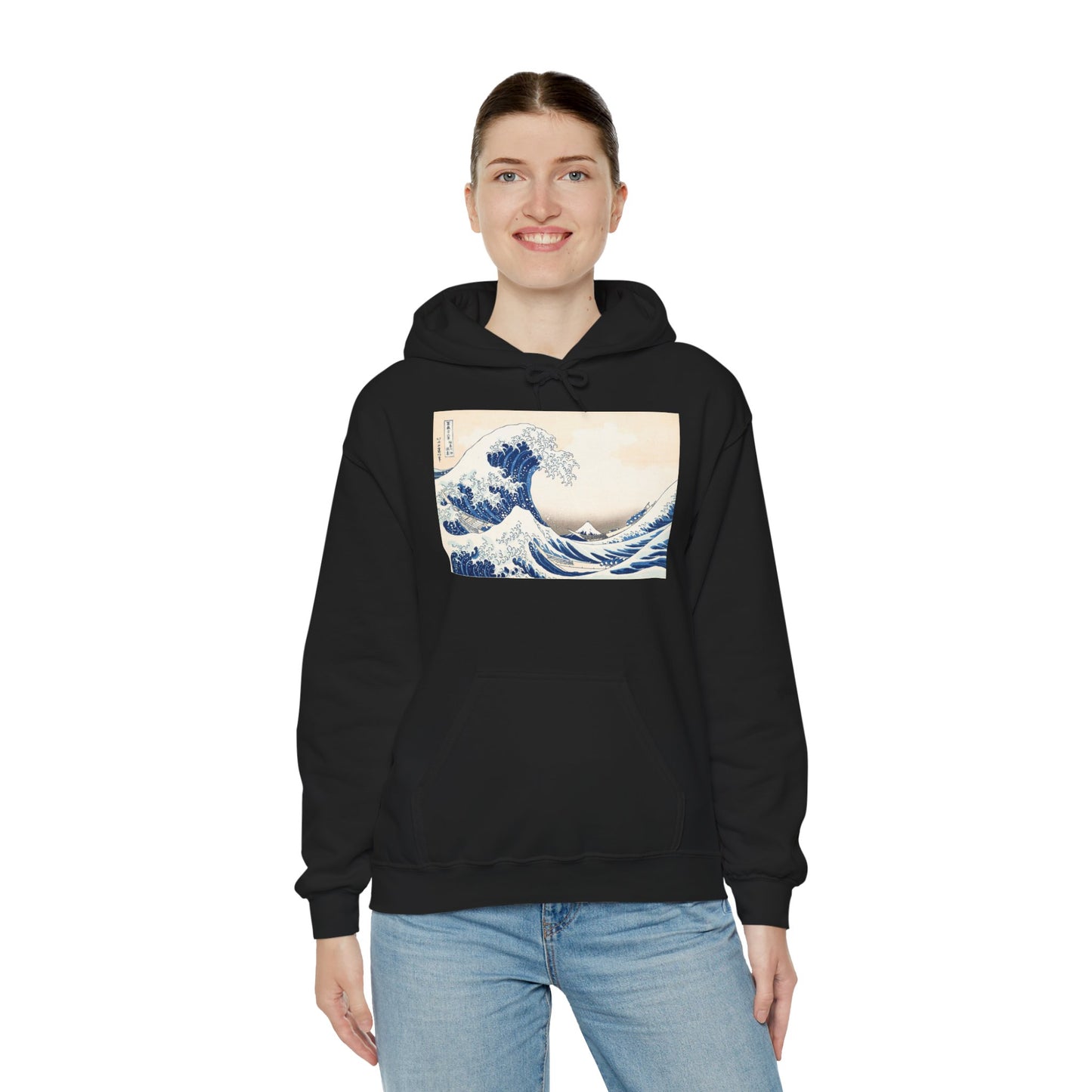 Great Wave off Kanagawa Hoodie - Hokusai Japanese Ukiyo-e Unisex Sweatshirt