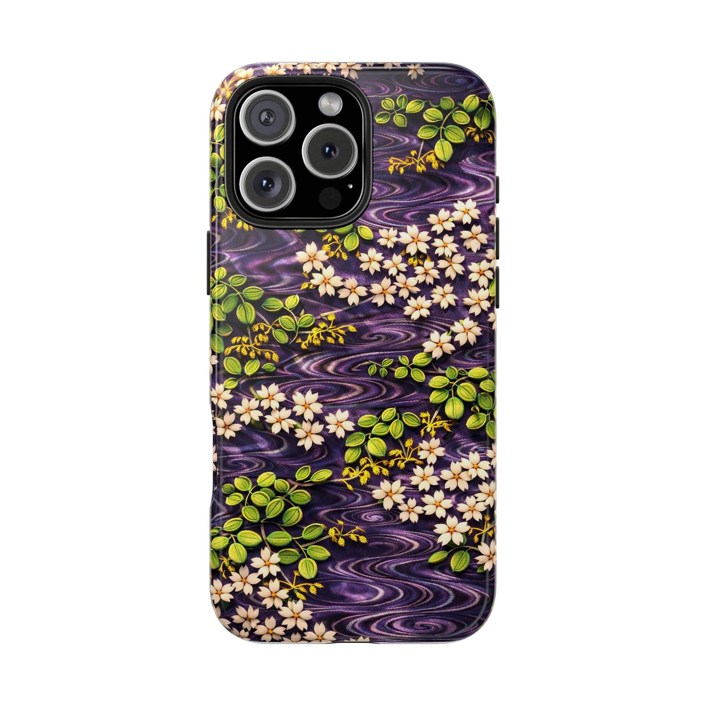 Sakura River Phone Case – Japanese Chiyogami Inspired Design