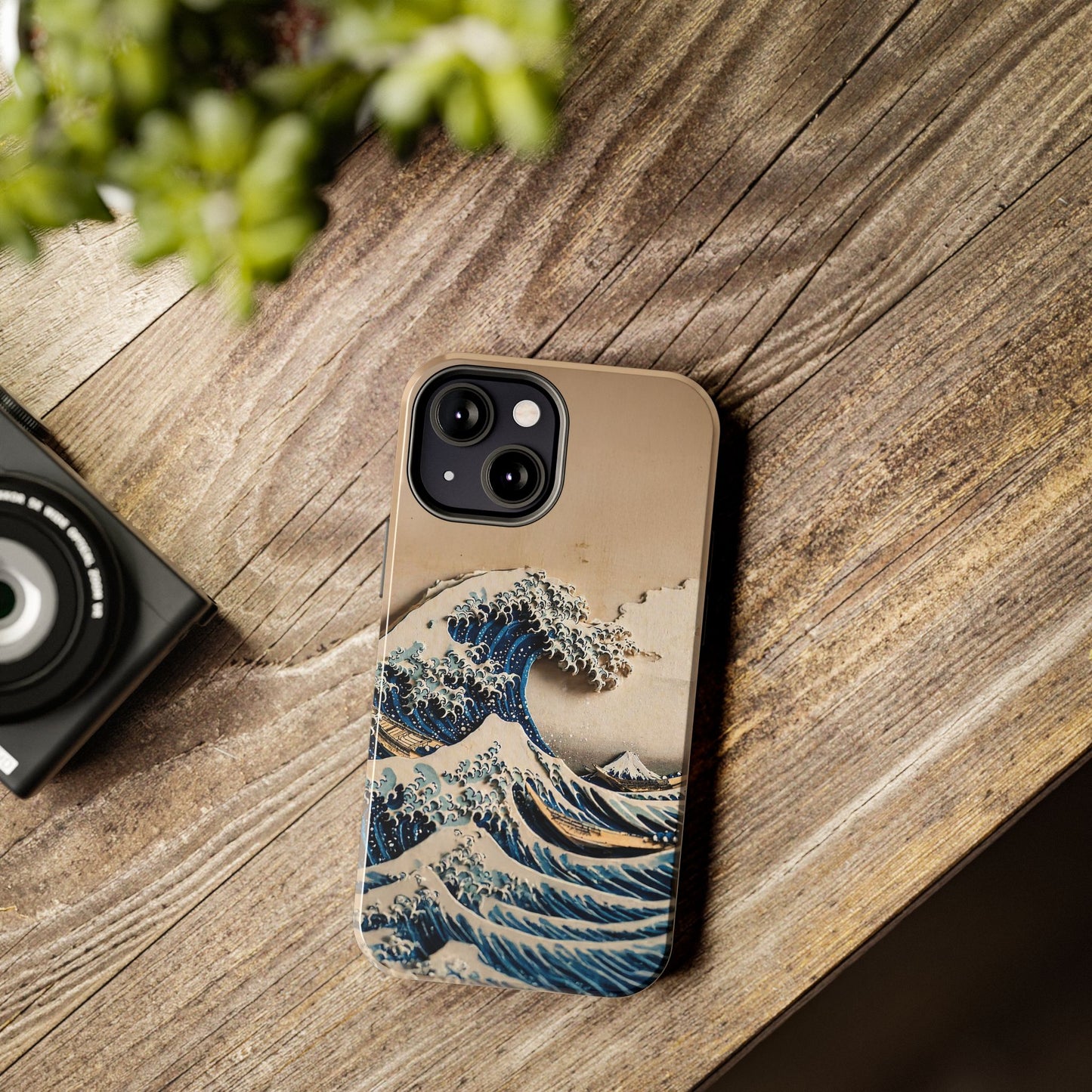 Japanese Great Wave Phone Case | Hokusai Katsushika 3D Art | Edo Era Masterpiece | Fuji Mountain