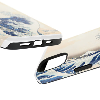 Hokusai "The Great Wave" Shockproof Phone Case | Edo Era Japanese Ukiyo-e Art | Dual Layer Protection