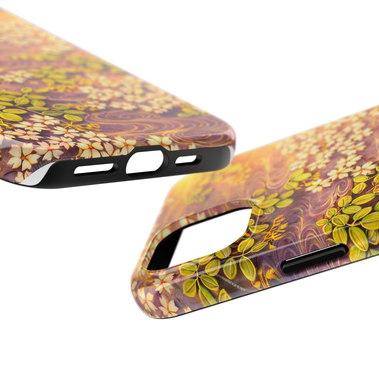 Sakura River Morning Light Phone Case – Japanese Chiyogami Inspired
