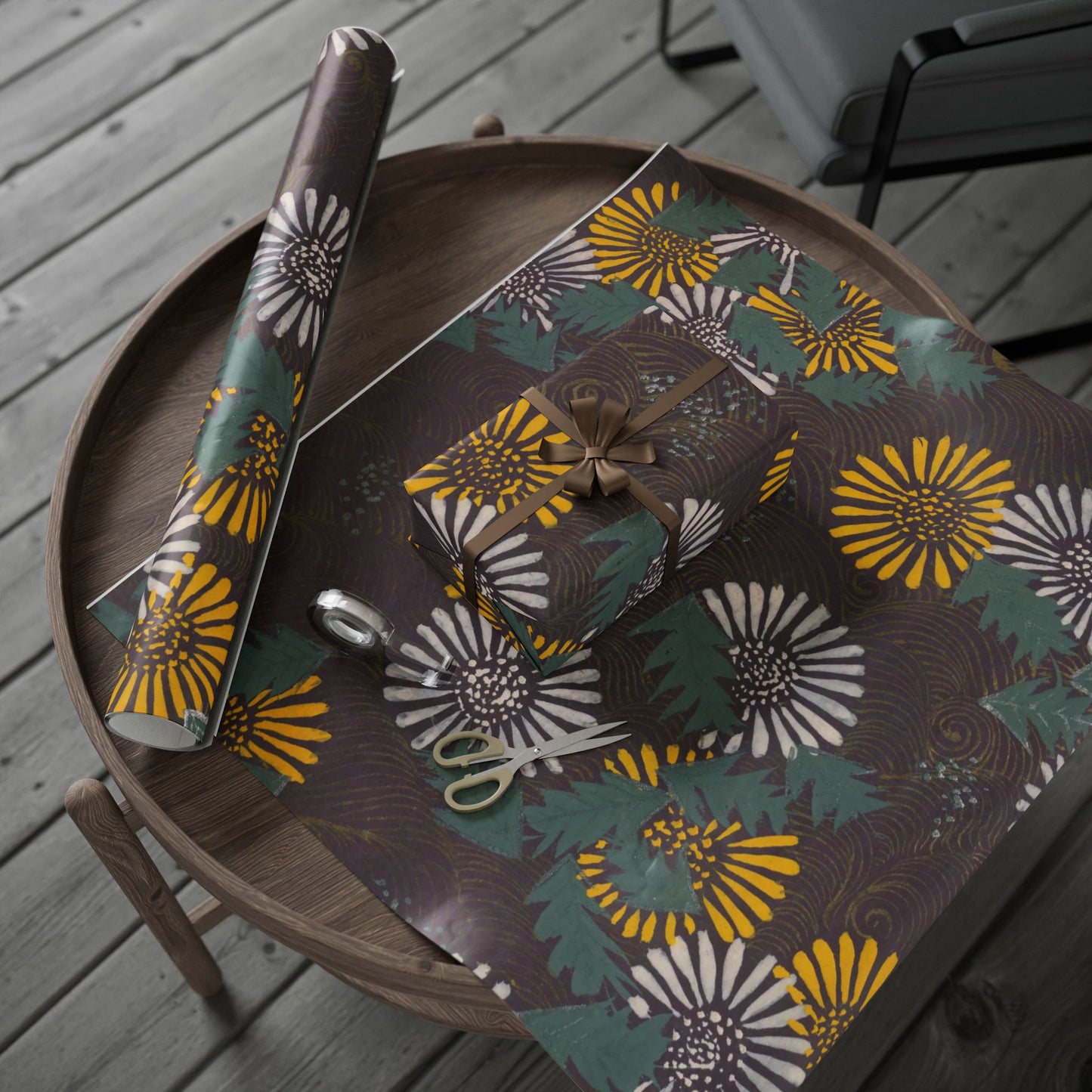 Meiji Kasakasa Stories | Japanese Dandelion Wrapping Paper | Kamisaka Sekka Zuanbyakushu 1901