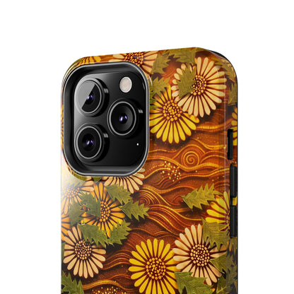 Japanese Dandelion Sunset Glow Tough Phone Case | Kamisaka Sekka 1901 | Meiji Era Art