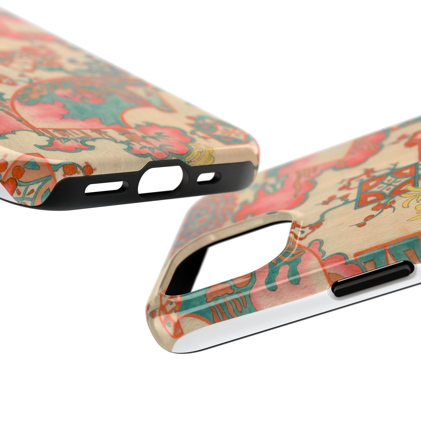 Meiji Era Fan & Chrysanthemum Phone Case | 1901 Zuan Hyakushu | Japanese Art