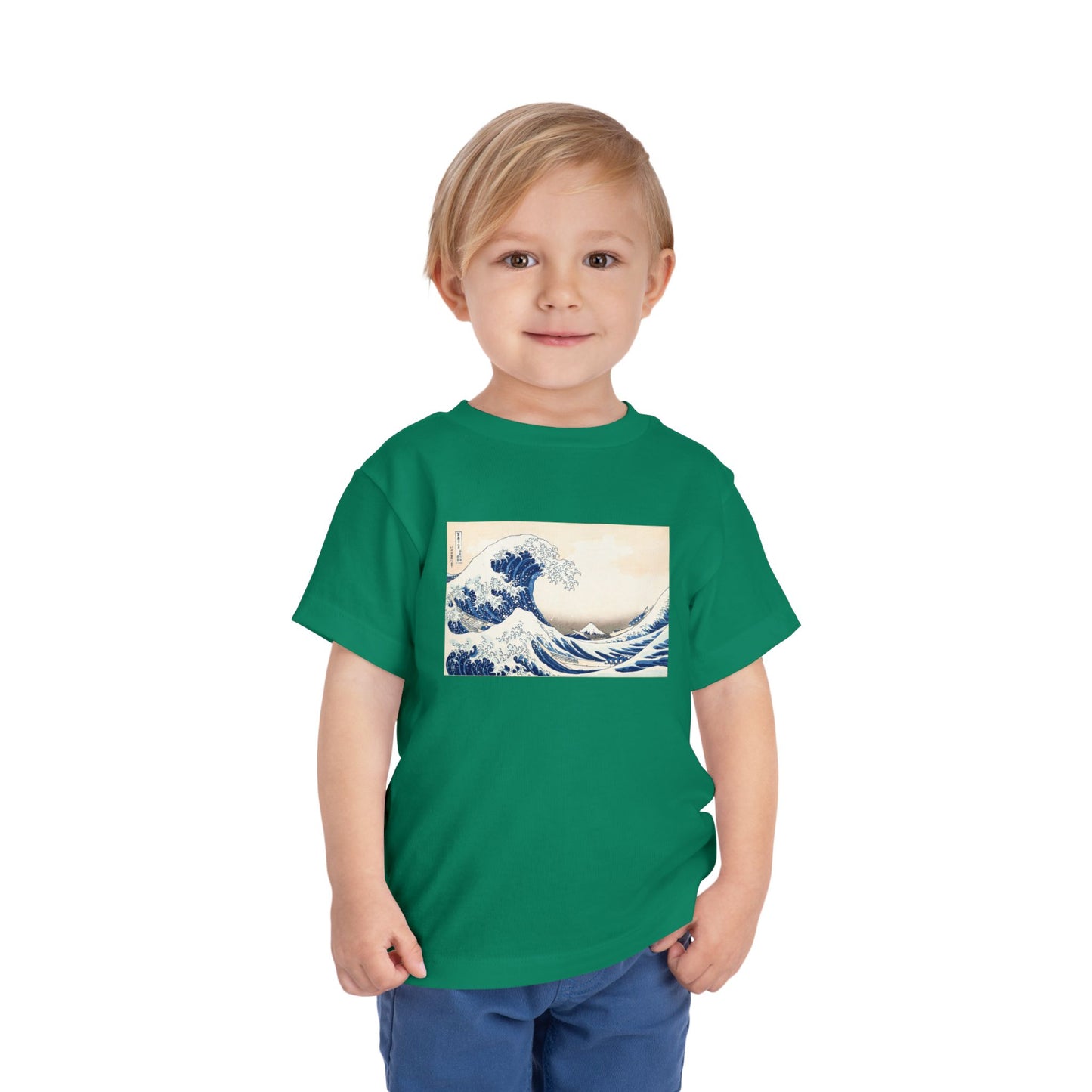 Great Wave off Kanagawa Toddler T-Shirt - Hokusai Japanese Art Kids Tee