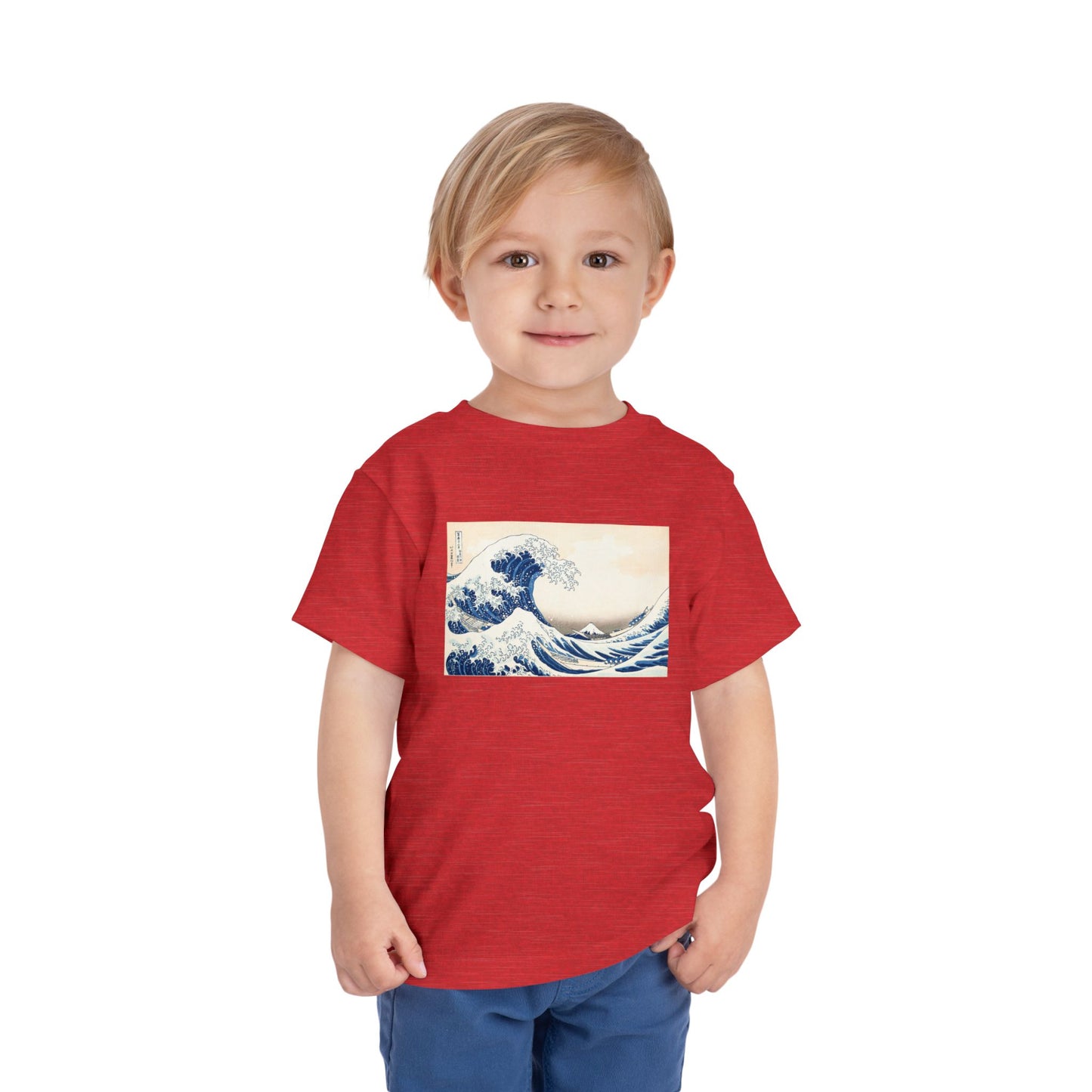 Great Wave off Kanagawa Toddler T-Shirt - Hokusai Japanese Art Kids Tee