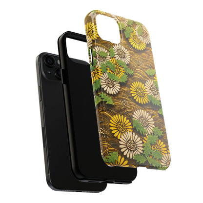 Japanese Dandelion Morning Glow Tough Phone Case | Kamisaka Sekka 1901 | Meiji Era Art