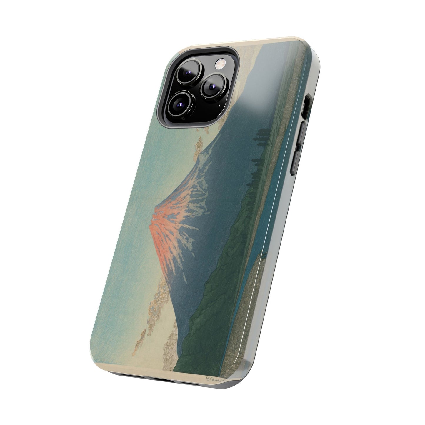 Red Fuji Japanese Ukiyo-e Phone Case - Hokusai Mount Fuji Art Cover