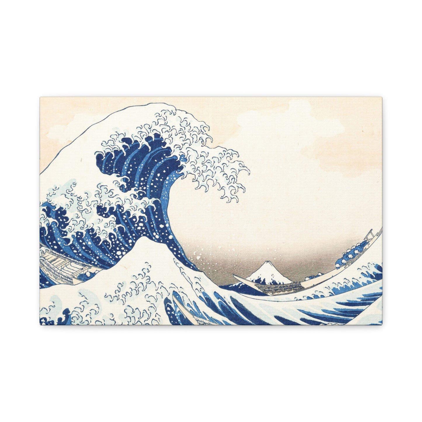 Great Wave off Kanagawa Canvas Print - Hokusai Japanese Ukiyo-e Wall Art
