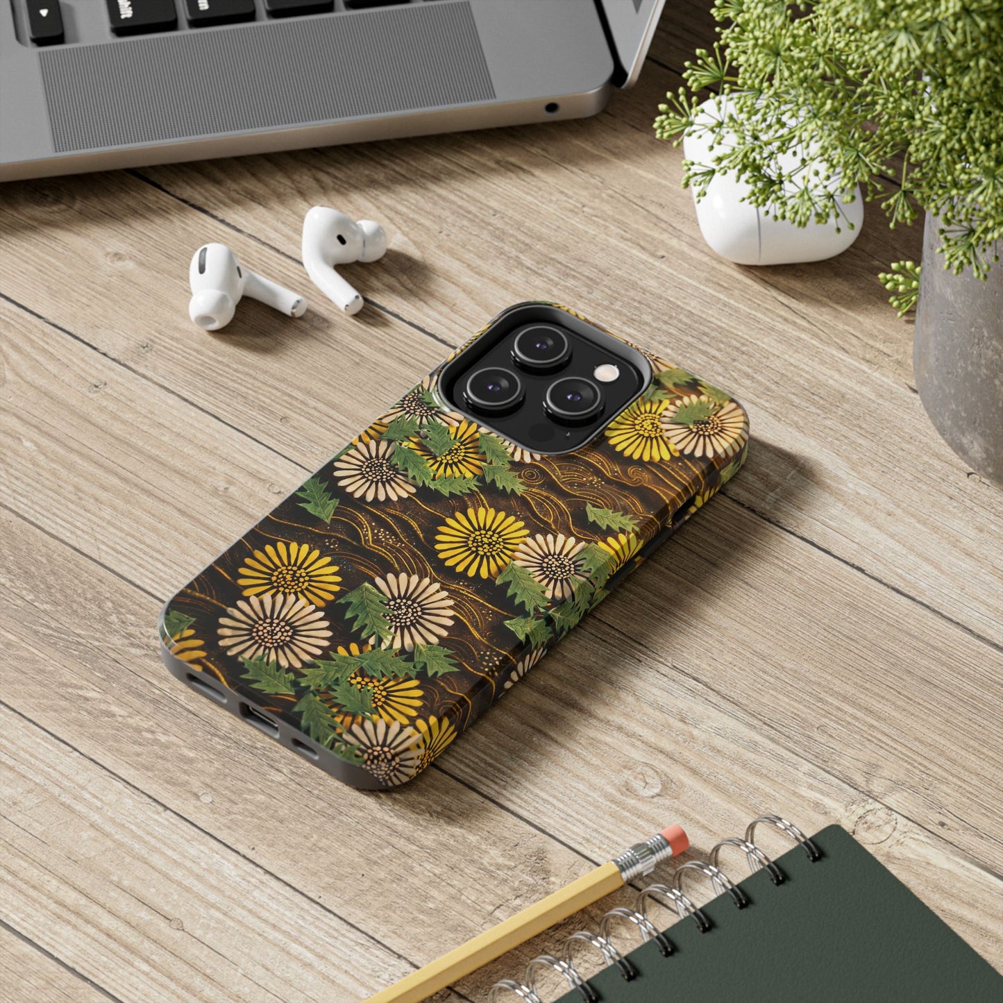 Japanese Dandelion Tough Phone Case | Kamisaka Sekka Zuanbyakushu 1901 | Meiji Era Art