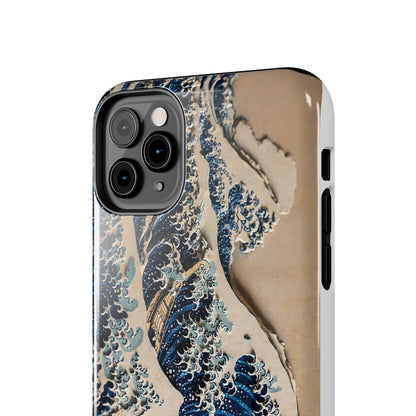 Great Wave 3D Shadow Relief Tough Phone Case – Hokusai Japanese Art