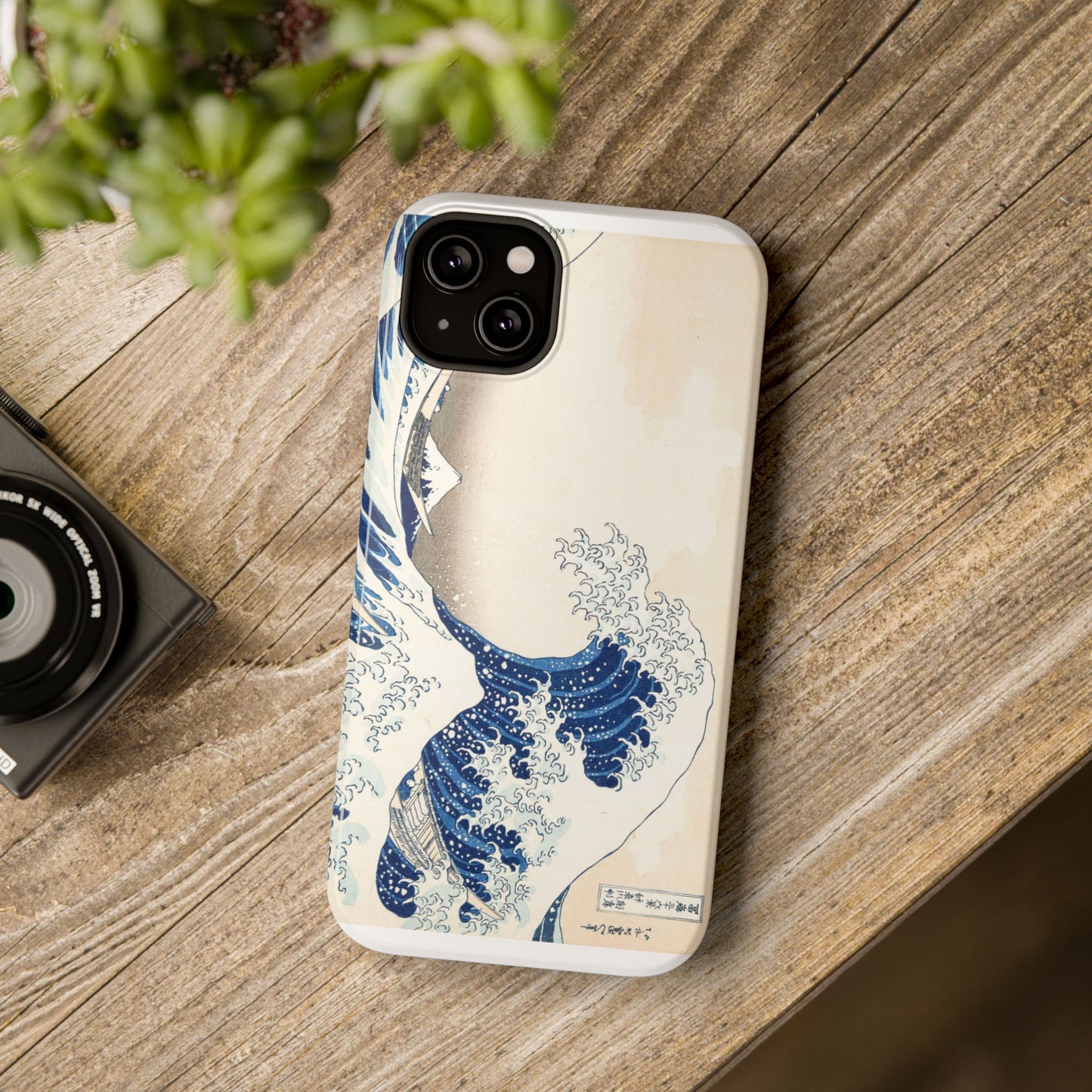 Hokusai "The Great Wave" Shockproof Phone Case | Edo Era Japanese Ukiyo-e Art | Dual Layer Protection