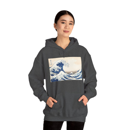 Great Wave off Kanagawa Hoodie - Hokusai Japanese Ukiyo-e Unisex Sweatshirt