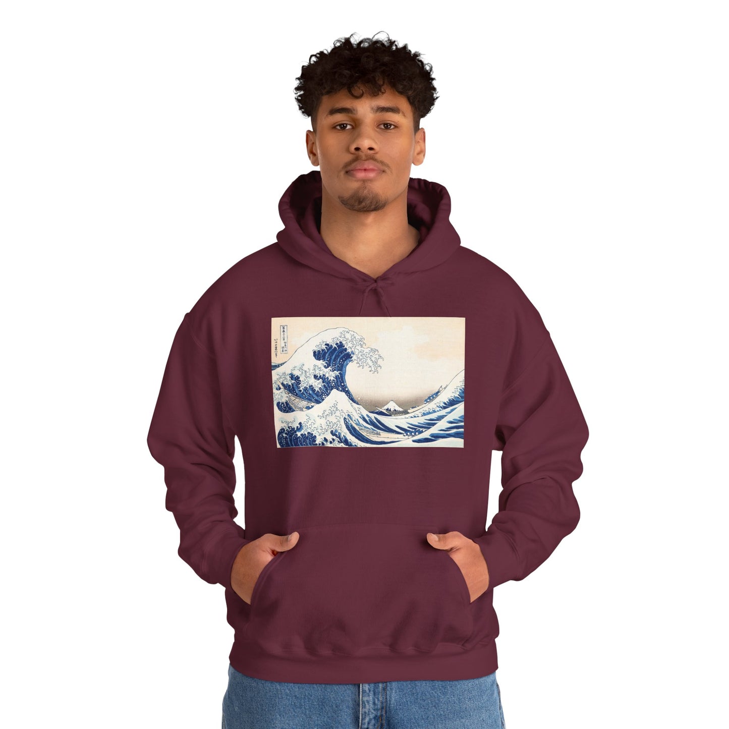 Great Wave off Kanagawa Hoodie - Hokusai Japanese Ukiyo-e Unisex Sweatshirt