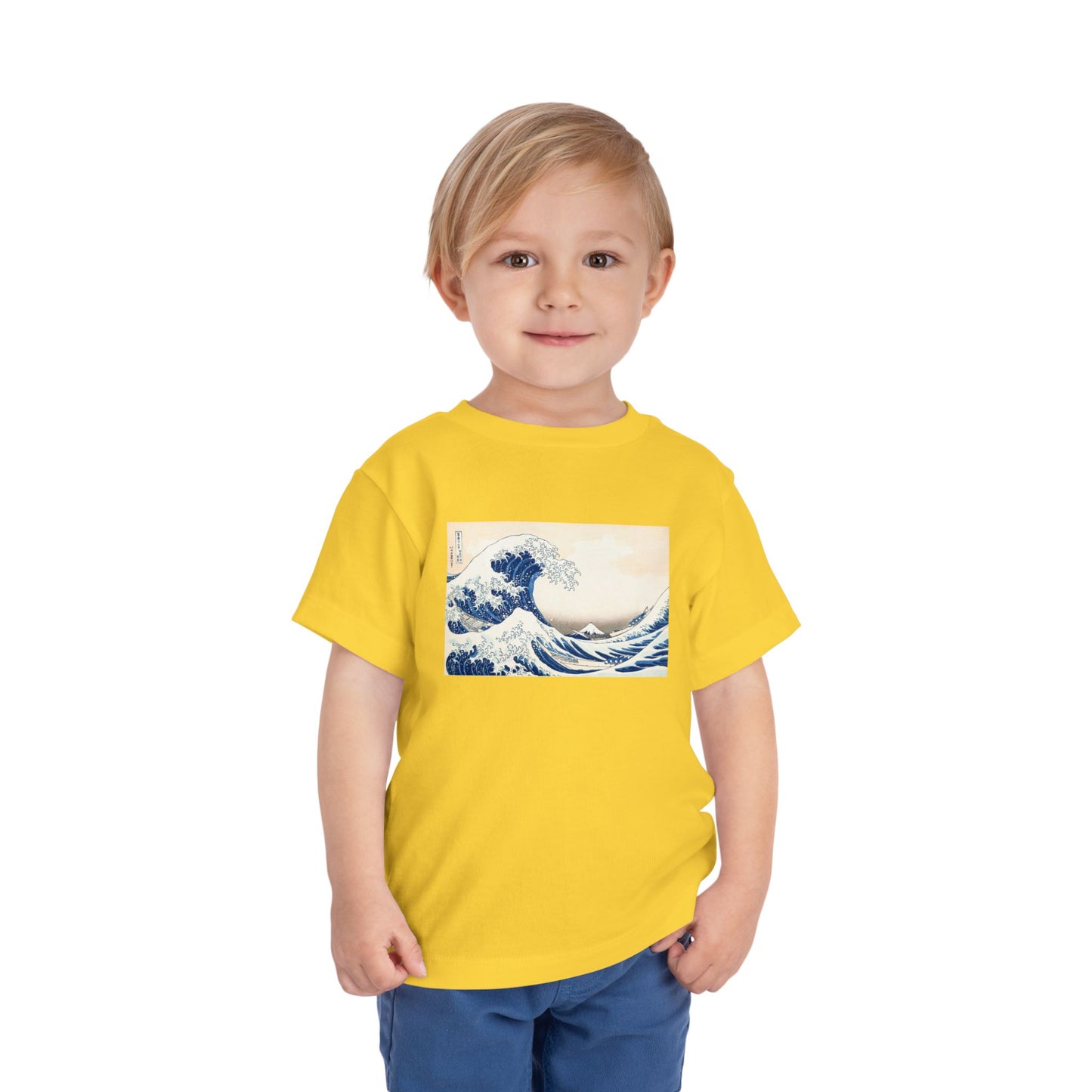 Great Wave off Kanagawa Toddler T-Shirt - Hokusai Japanese Art Kids Tee