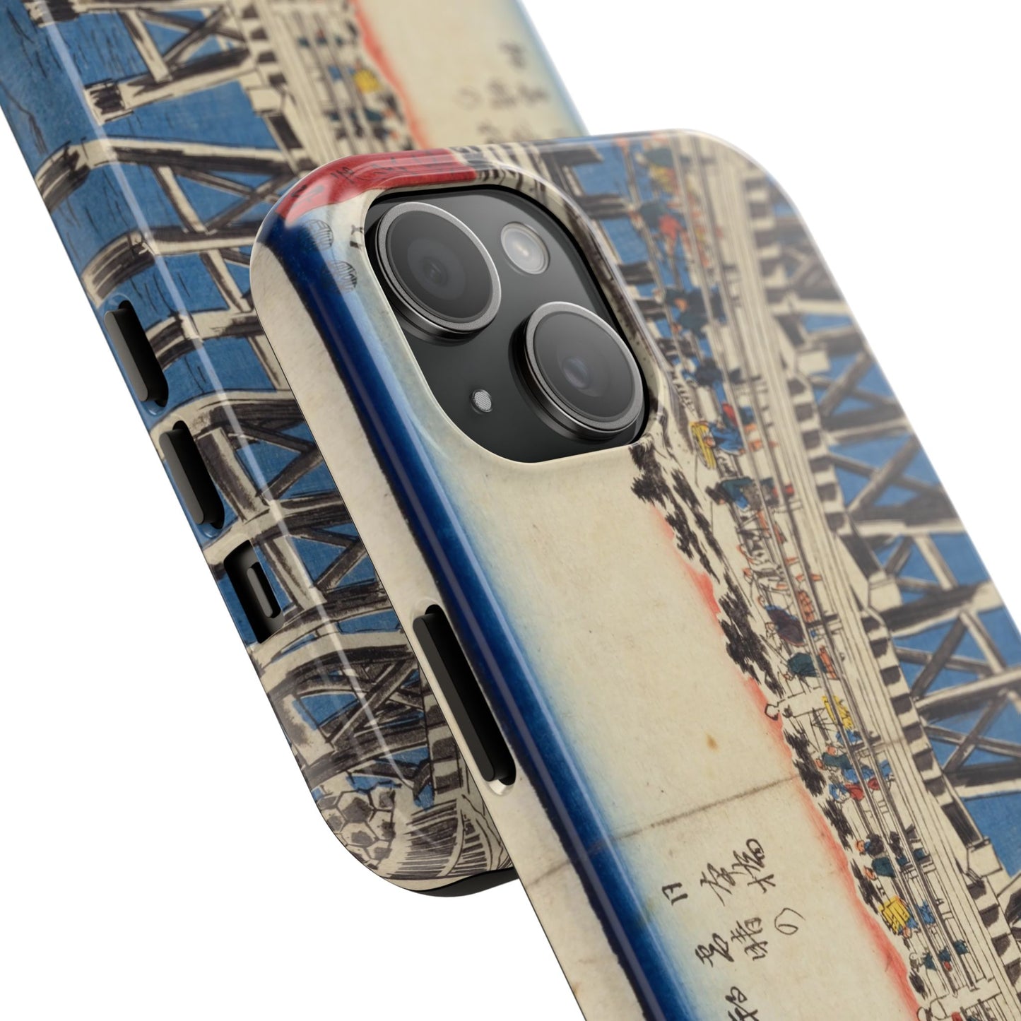 浮世絵ブリッジ・ミニマルスマホケース Ukiyo-e Bridge Minimalist Phone Case