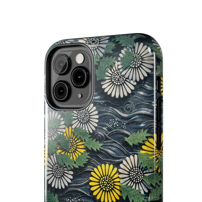 Japanese Dandelion Moonlight Tough Phone Case | Kamisaka Sekka 1901 | Meiji Era Art