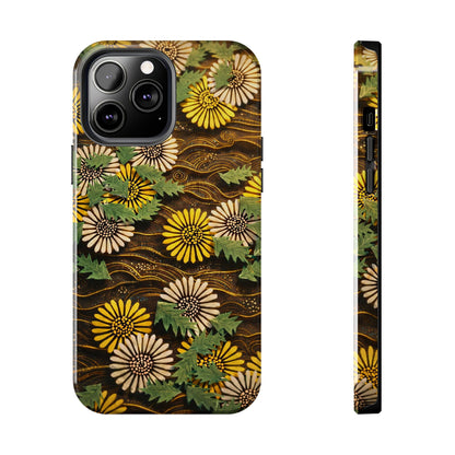 Japanese Dandelion Tough Phone Case | Kamisaka Sekka Zuanbyakushu 1901 | Meiji Era Art