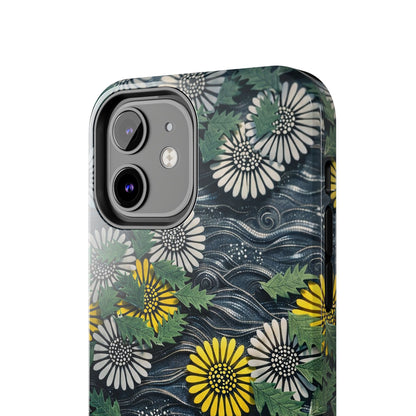 Japanese Dandelion Moonlight Tough Phone Case | Kamisaka Sekka 1901 | Meiji Era Art
