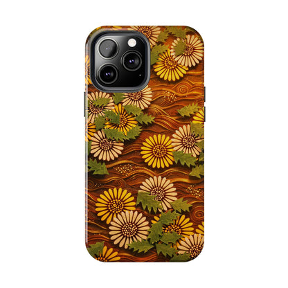 Japanese Dandelion Sunset Glow Tough Phone Case | Kamisaka Sekka 1901 | Meiji Era Art