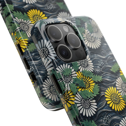 Japanese Dandelion Moonlight Tough Phone Case | Kamisaka Sekka 1901 | Meiji Era Art