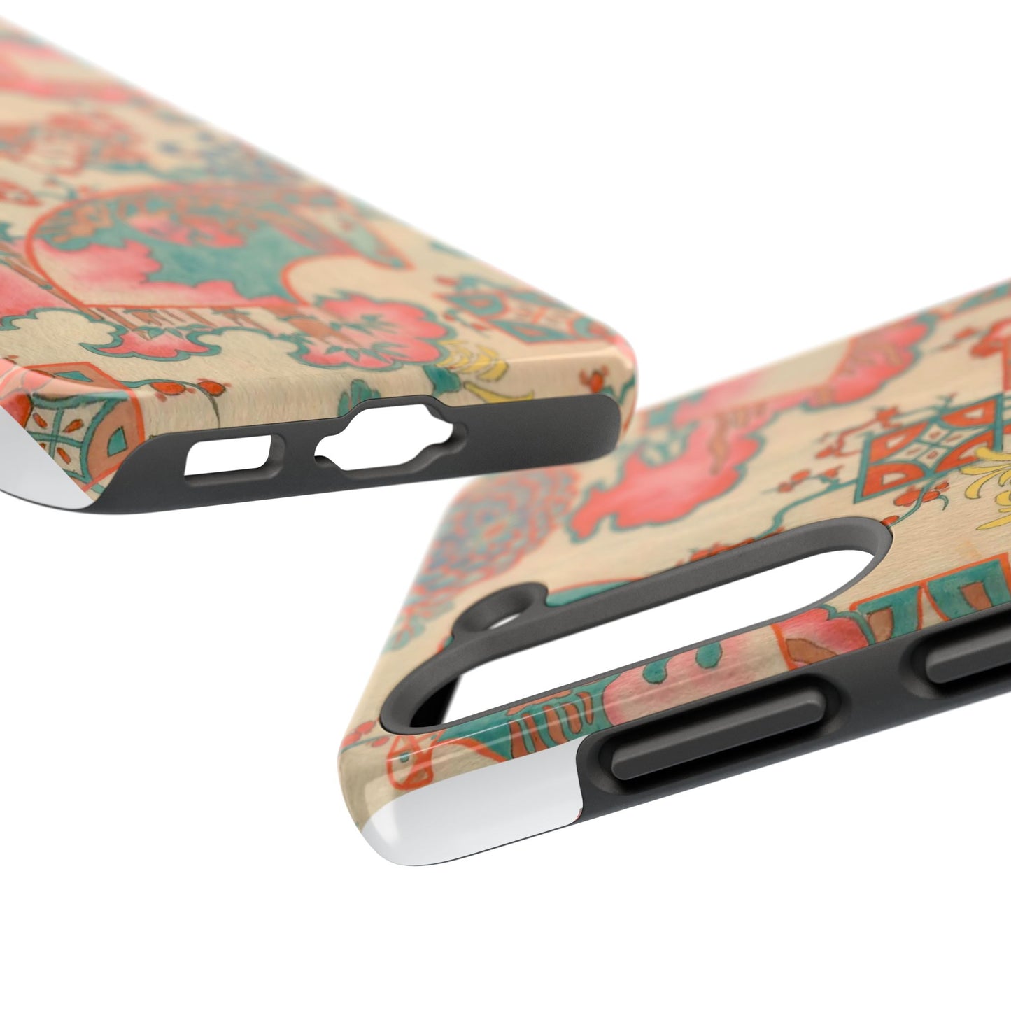 Meiji Era Fan & Chrysanthemum Phone Case | 1901 Zuan Hyakushu | Japanese Art