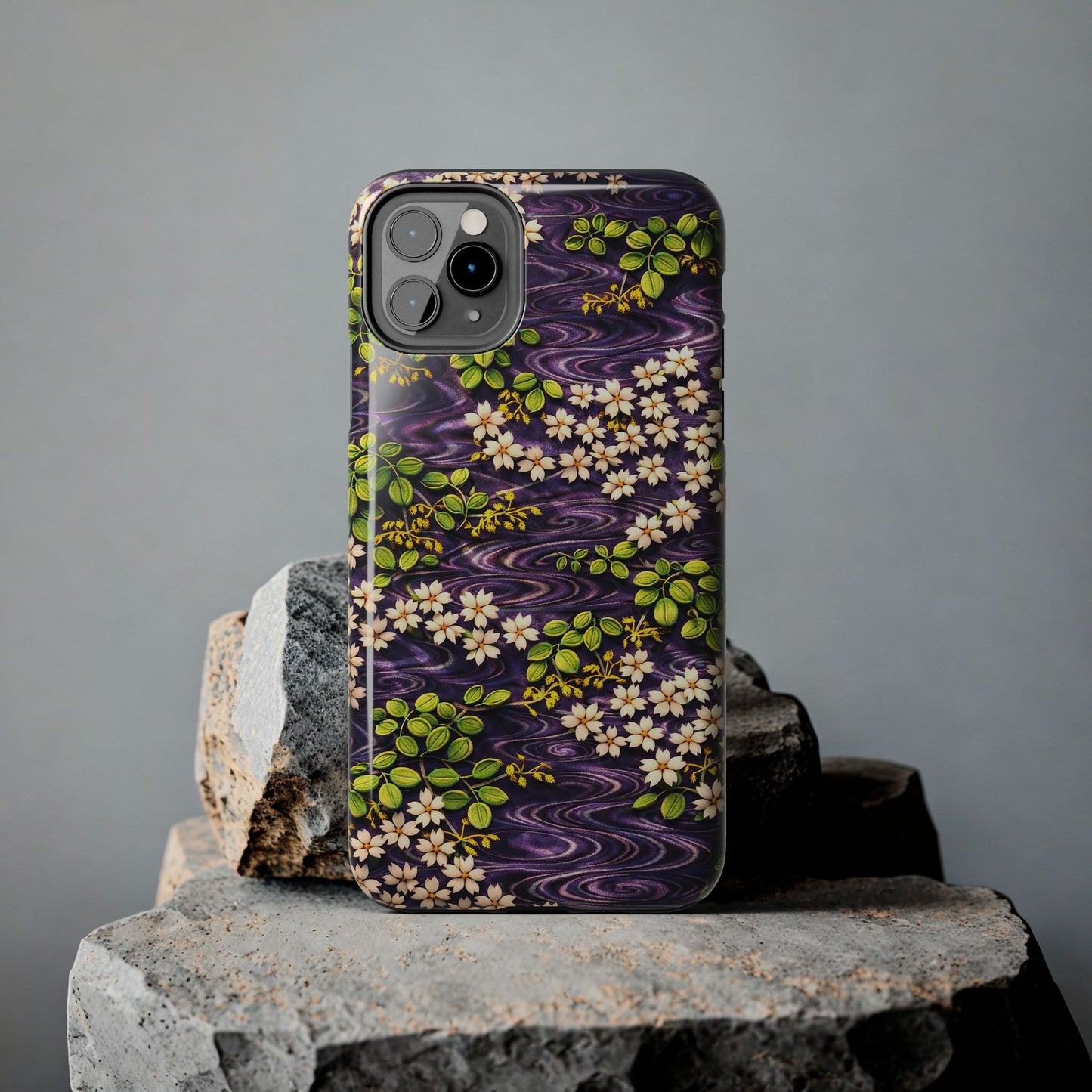 Sakura River Phone Case – Japanese Chiyogami Inspired Design